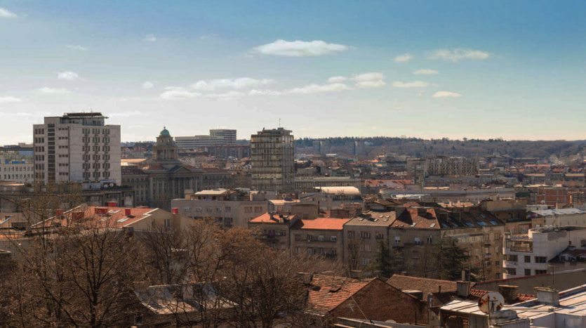 Stan za dan City wave Beograd pogled