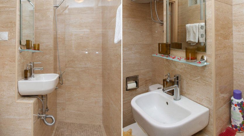 Vacation rental Obilic Belgrade bathroom shower