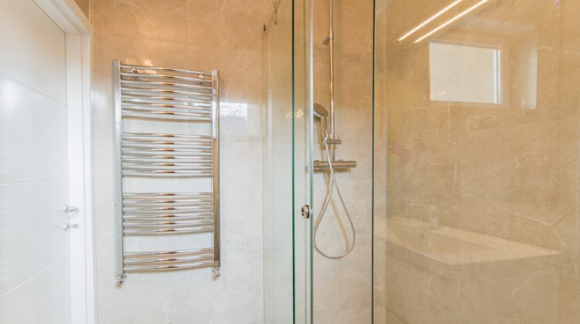 Central apartment belgrade shower